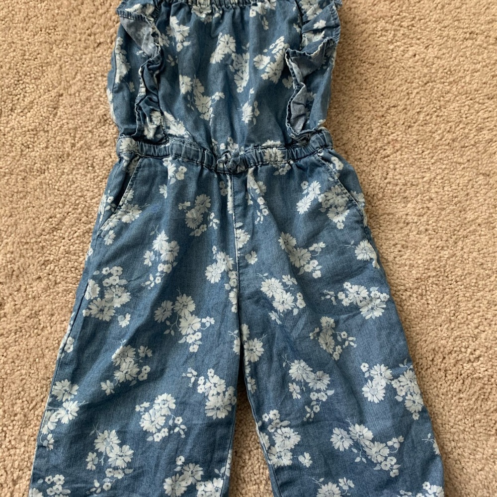 Blue jean Romper